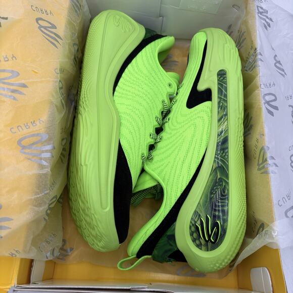 Under Armour Curry Flow 12 Green 3027633 001 Mens Size 10.5 NEW Basketball Shoes main image 4